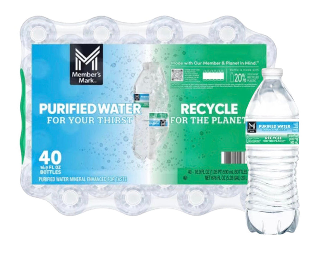 Member’s Mark (16.9oz) 40pk per 24 Cases - Half Pallet